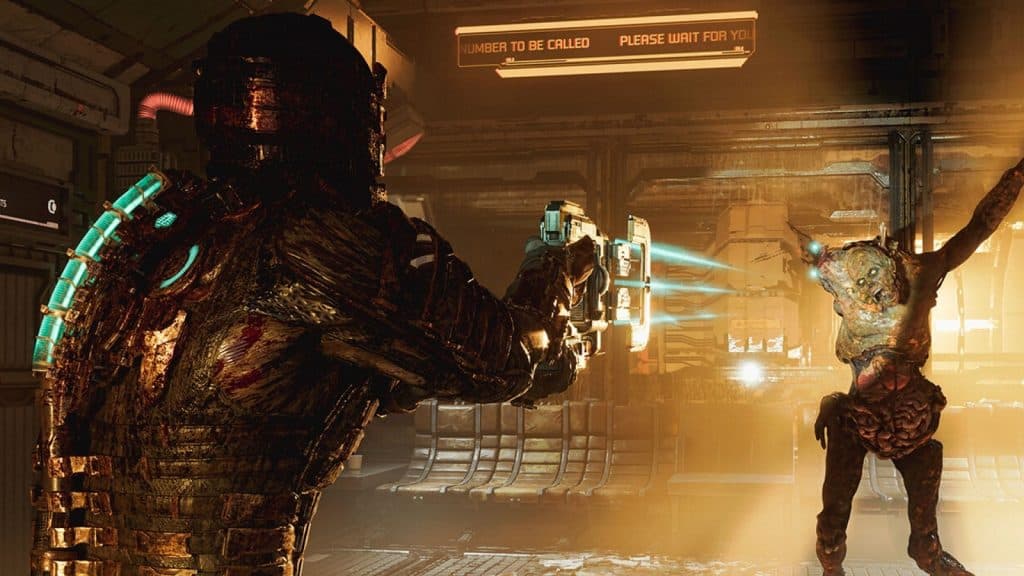 Dead Space remake combat screenshot