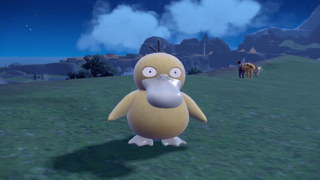 psyduck in the wild pokemon scarlet violet