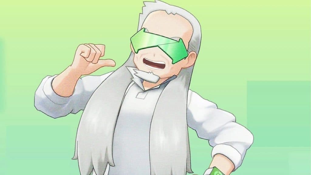 pokemon home professor