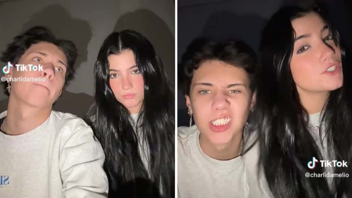 Charli and Landon spark siblings comparison on TikTok