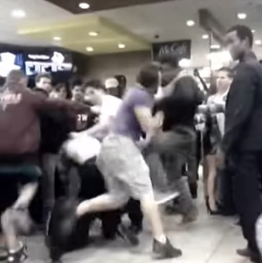 mcdonald's fight