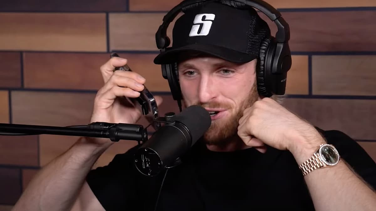 Logan Paul showing unreleased song on Impaulsive