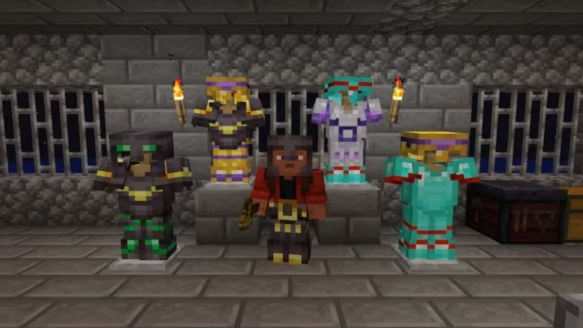 Mojang armor trim