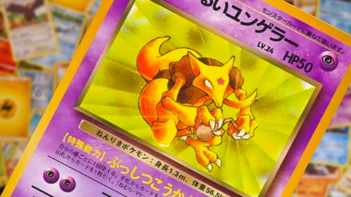 kadabra pokemon card