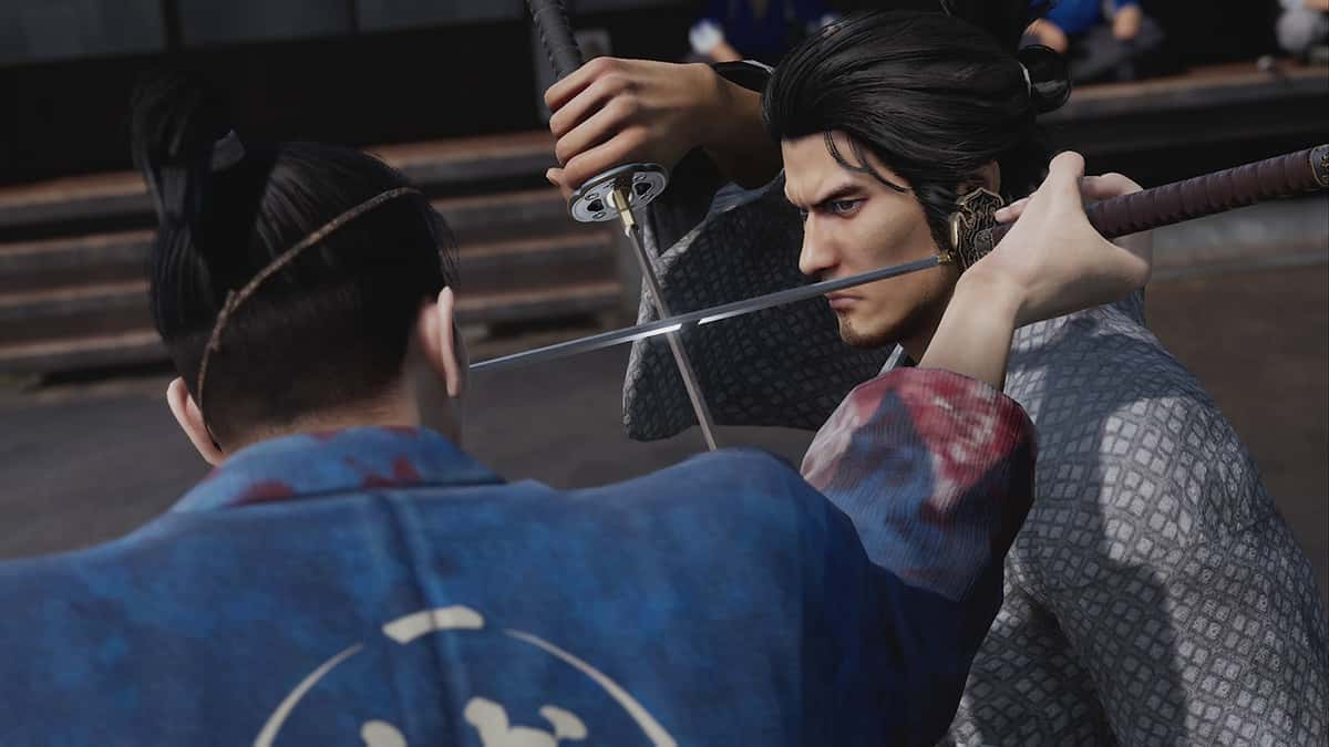 A screenshot from Like A Dragon Ishin