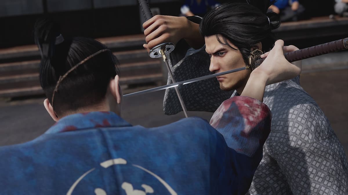 A screenshot from Like A Dragon Ishin