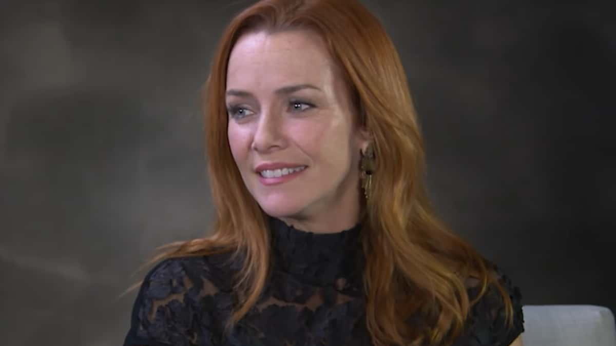 Annie Wersching discussing Timeless on KTLA.