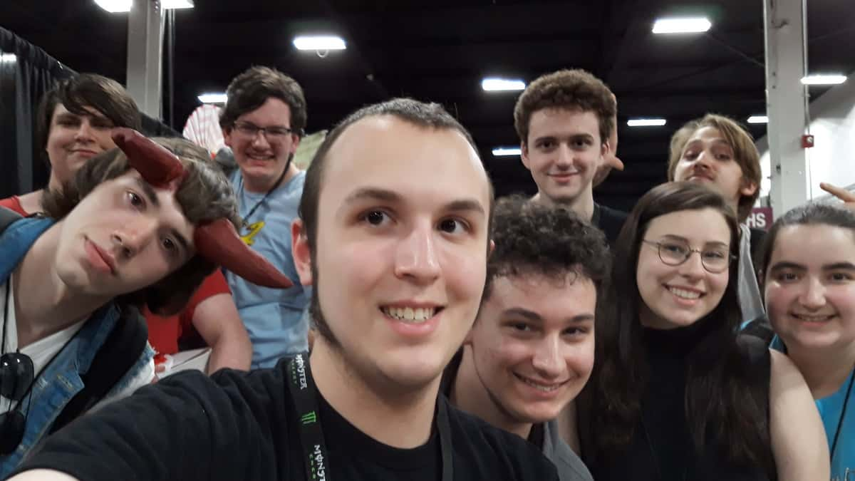 Schaffrillas with other YTP creators at TMG