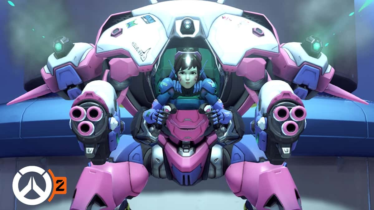 dva in overwatch 2 firing micro missiles