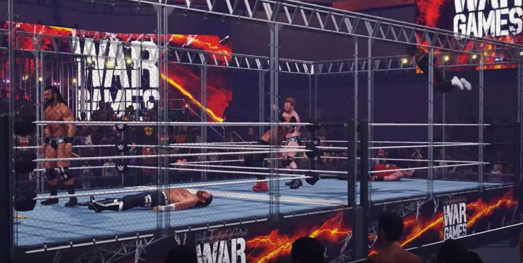 WWE 2K23 WarGames gameplay