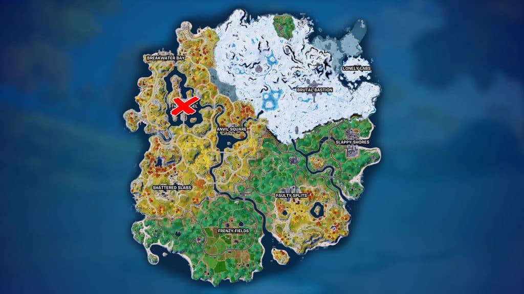 Fortnite boss locations on the map