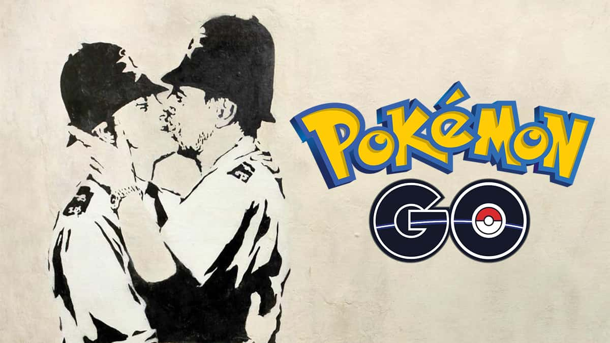 pokemon go coppers kissing