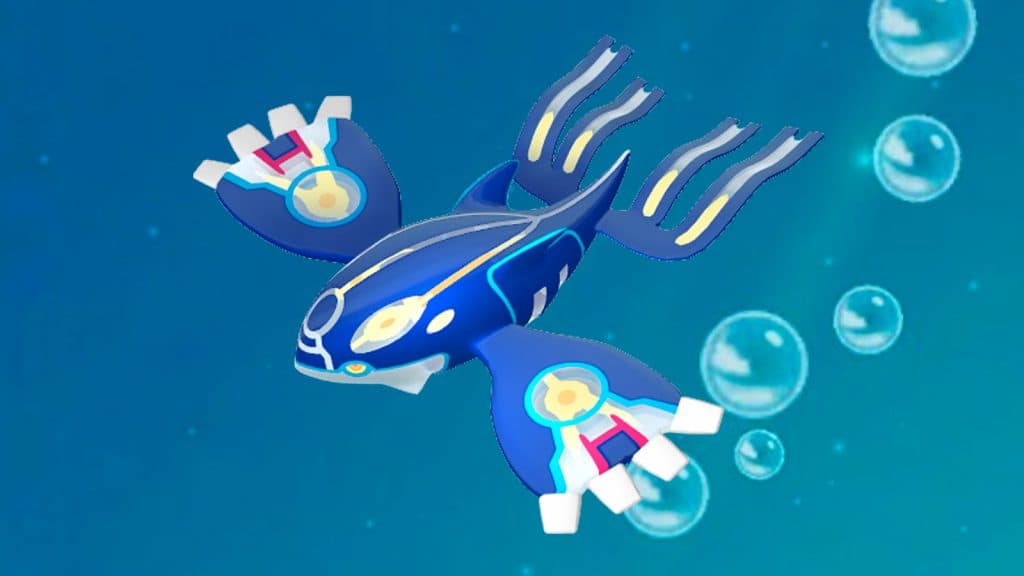 Primal Kyogre appearing in Pokemon Go Raids