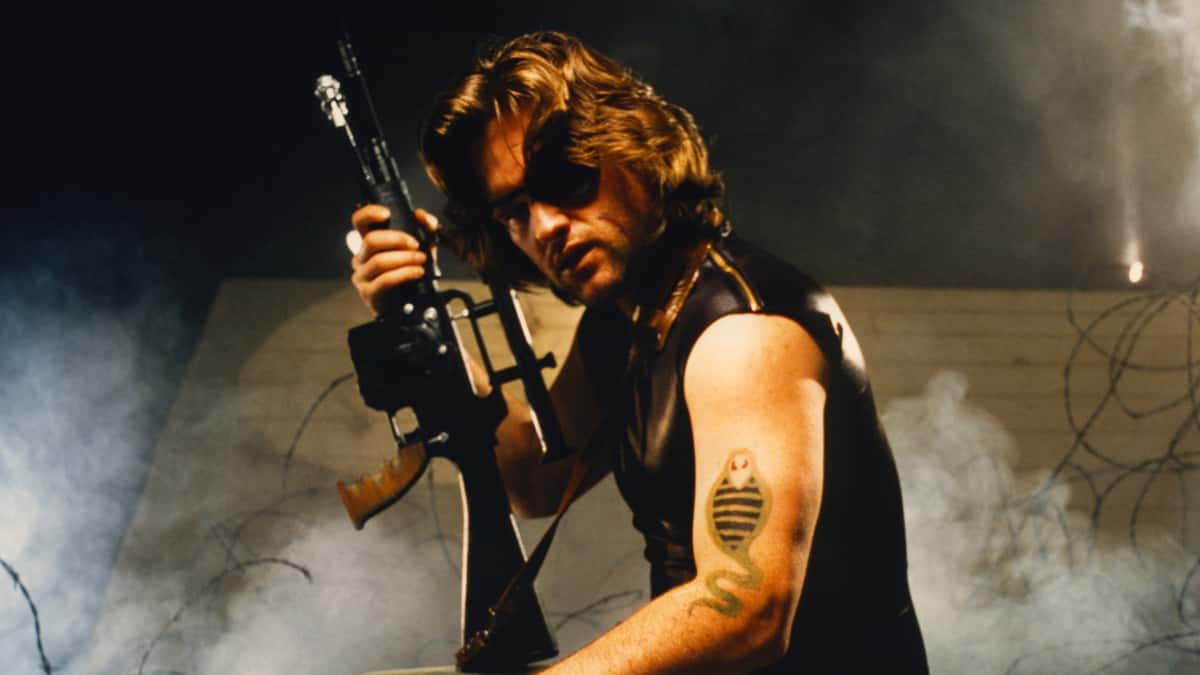 Kurt Russell as Snake Plissken in Escape from New York