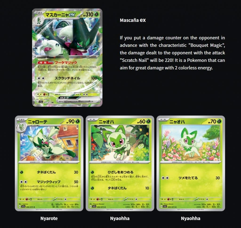 pokemon tcg sprigatito line