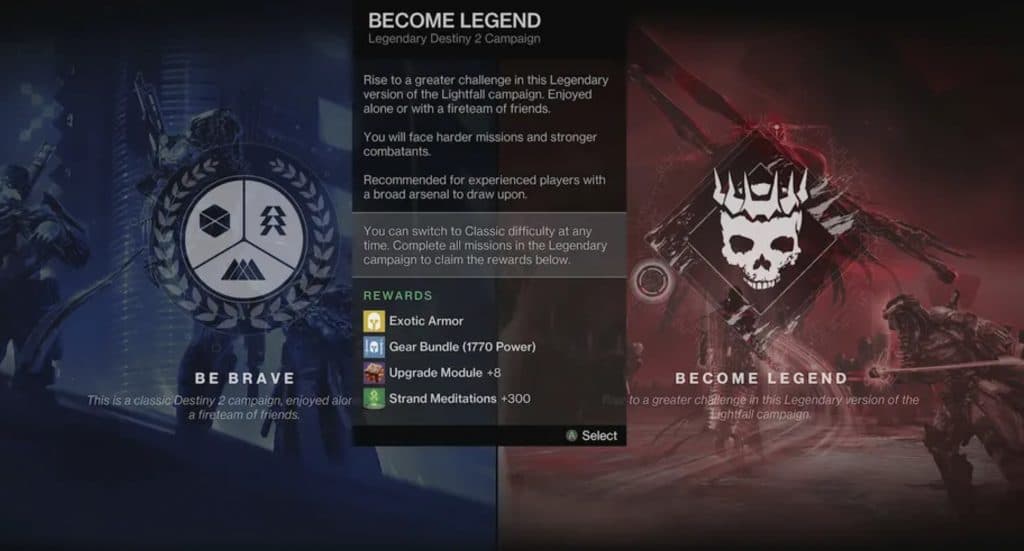 Destiny 2 Lightfall campaign rewards