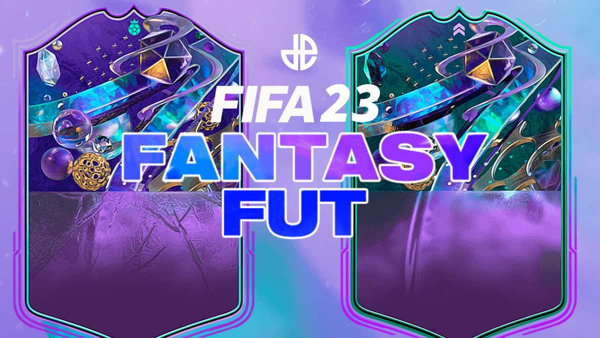 FIFA 23 Fantasy FUT logo and cards