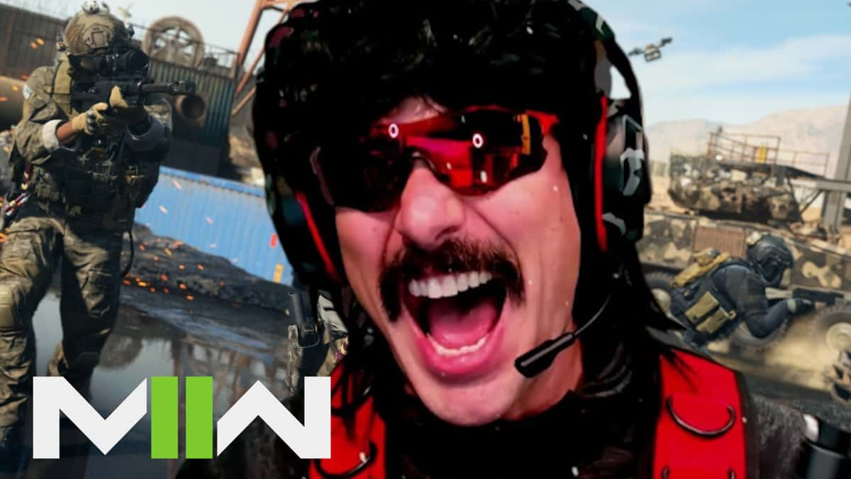 dr disrespect yells at modern warfare 2 teammate