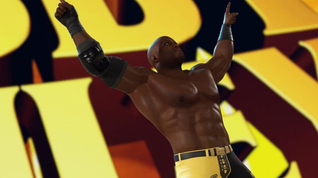 bobby lashley posing in wwe 2k23