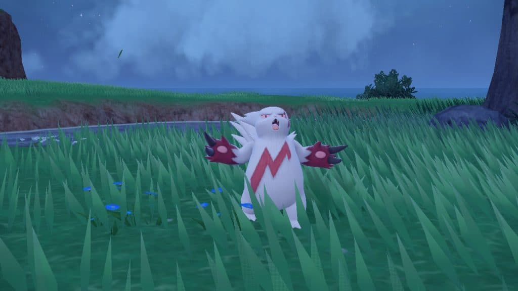 pokemon scarlet violet zangoose in the wild