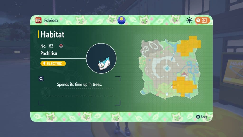 pokemon scarlet violet pachirisu dlc locations