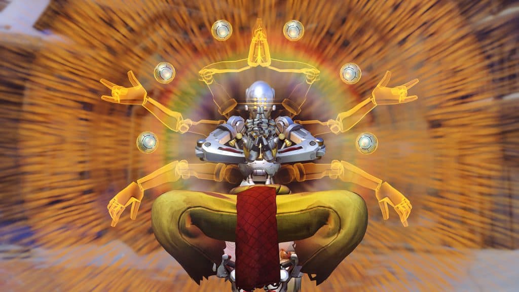 in game picture of Zenyatta in Overwatch 2