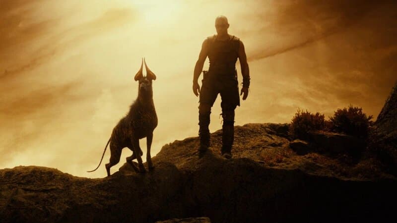 A still from Riddick