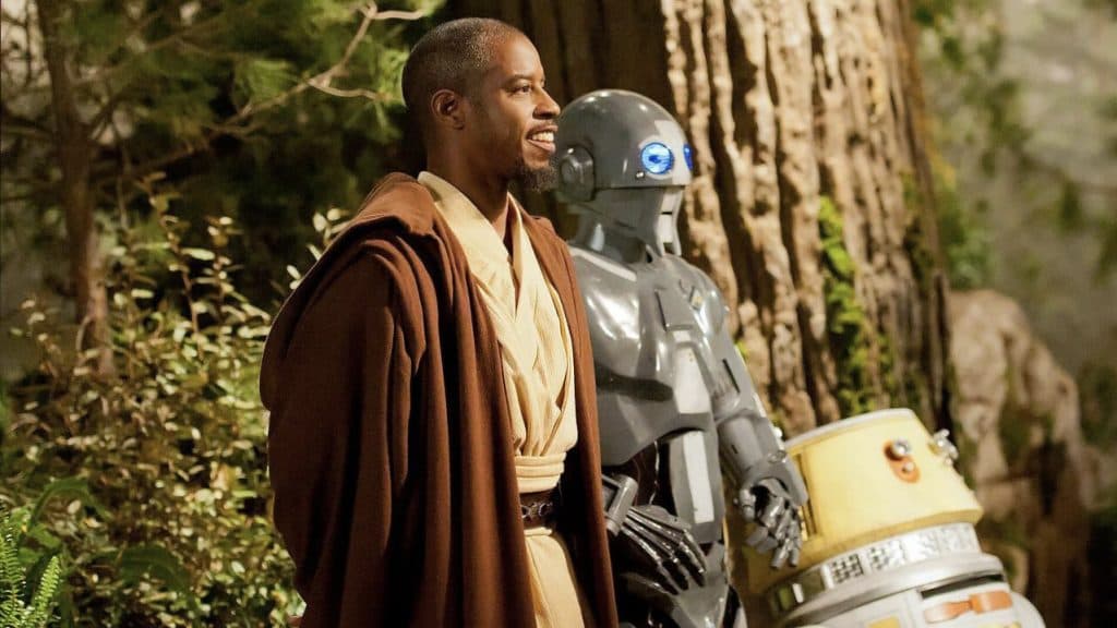 Ahmed Best as Kelleran Beq in The Phantom Menace.