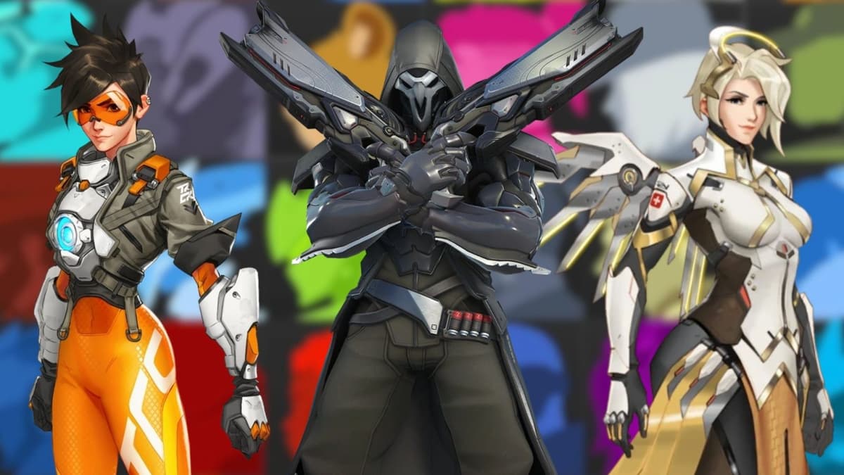 tracer reaper and mercy in overwatch 2