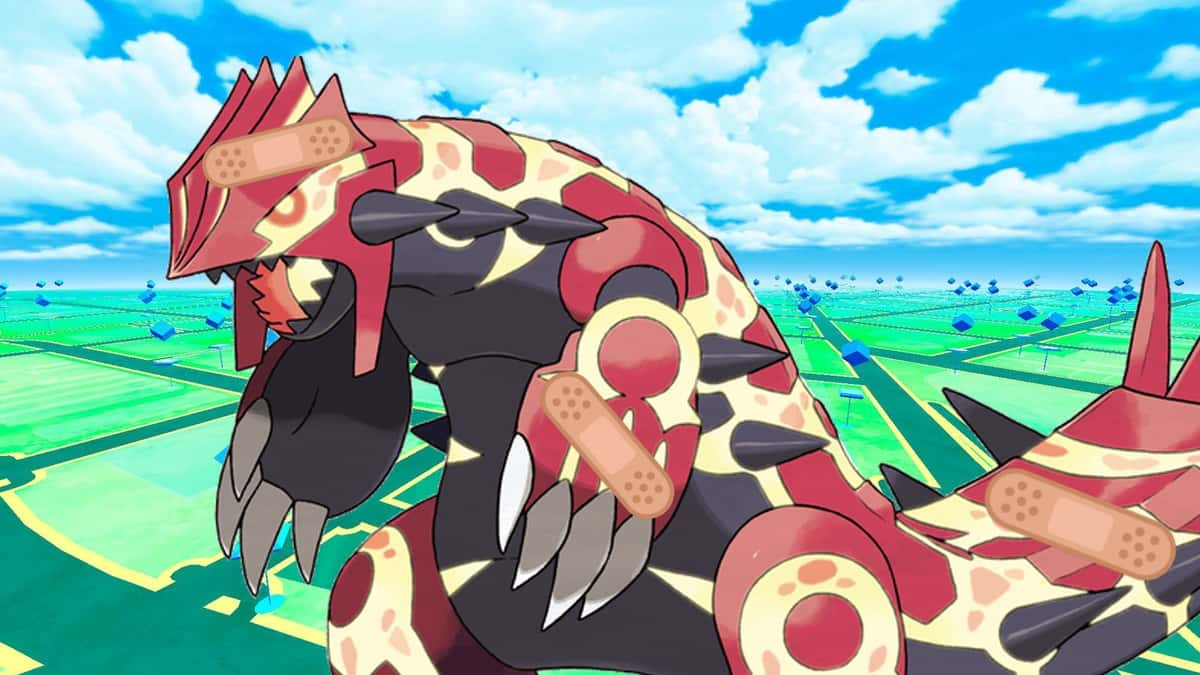 Pokemon Go Groudon Ouch