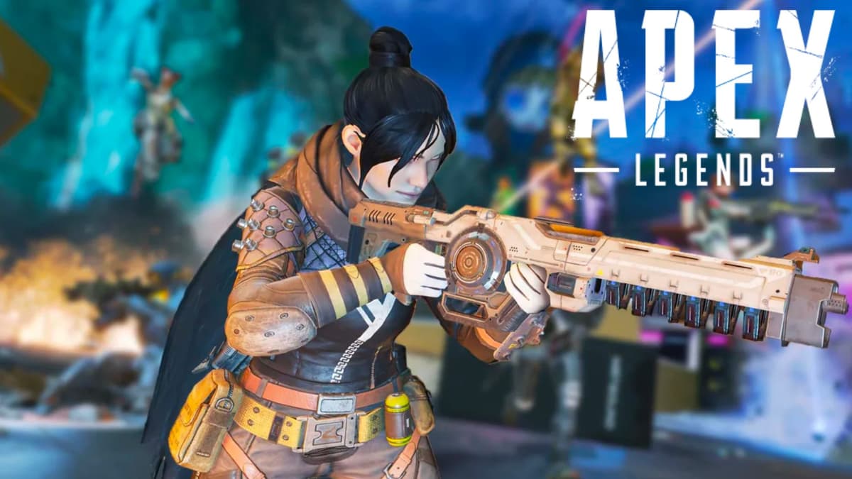 Apex Legends Wraith running at enemy with gun