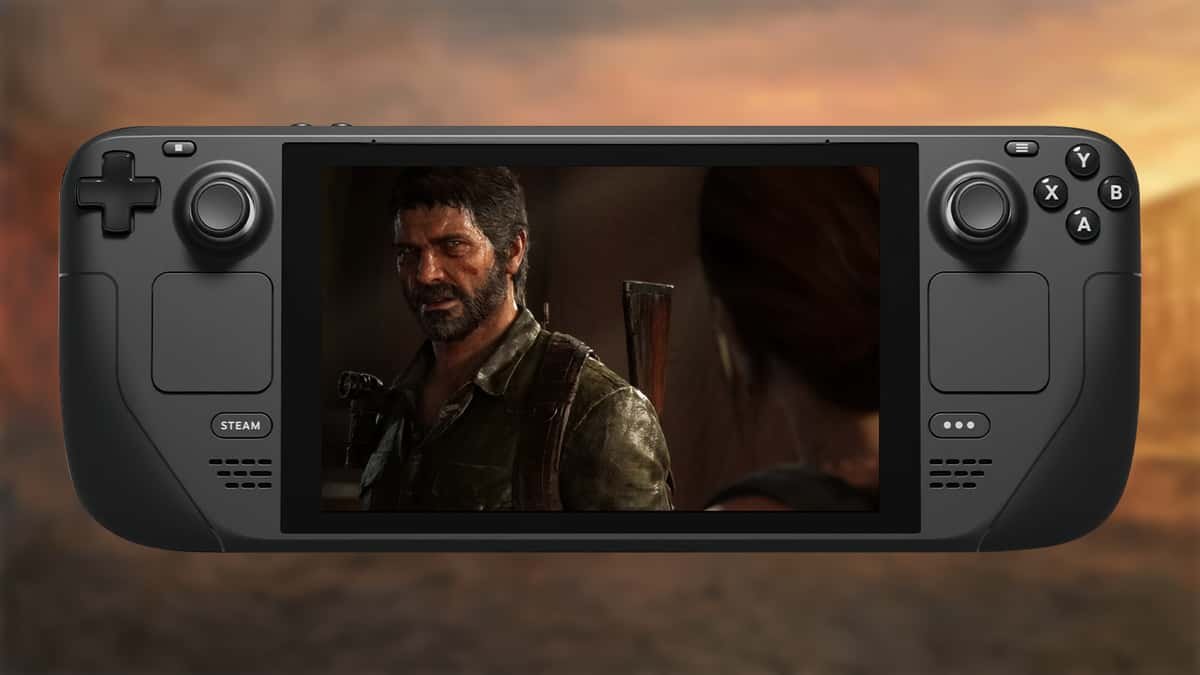 Joel from The Last of Us Part 1 and Steam Deck