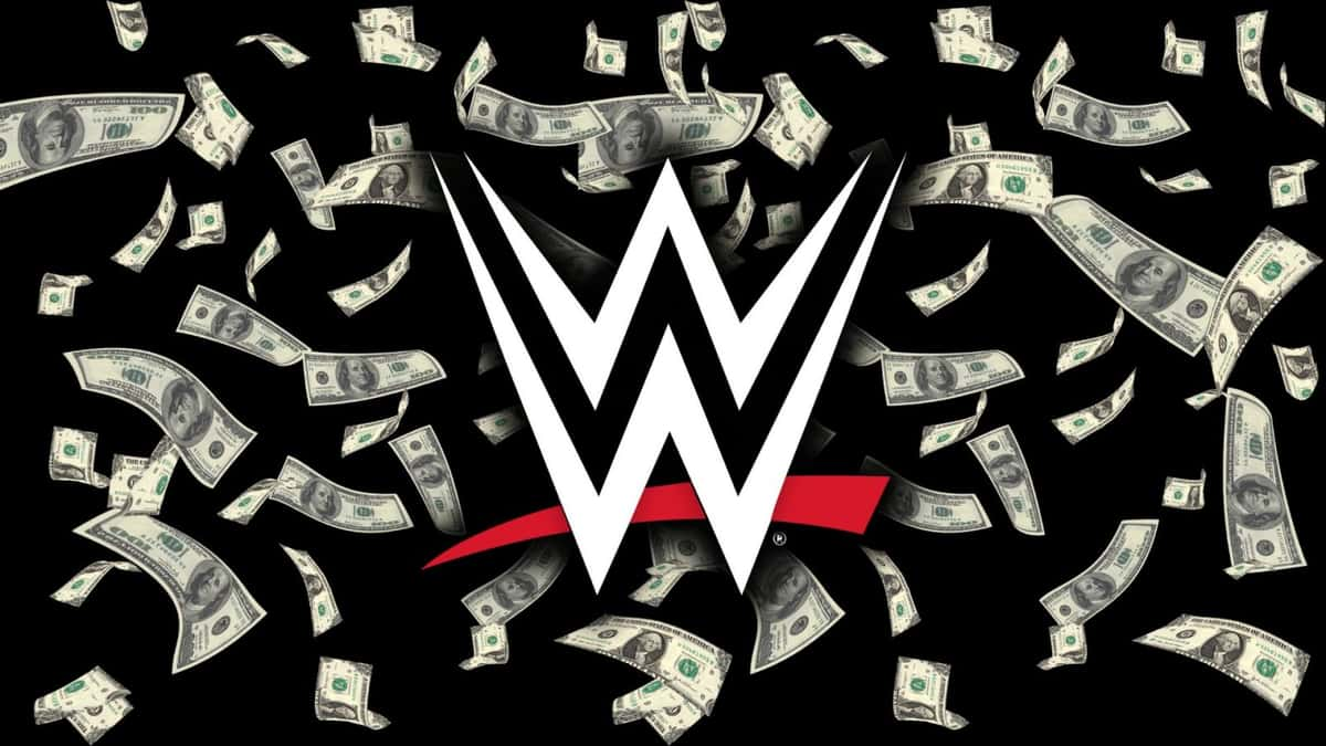 wwe logo with dollars