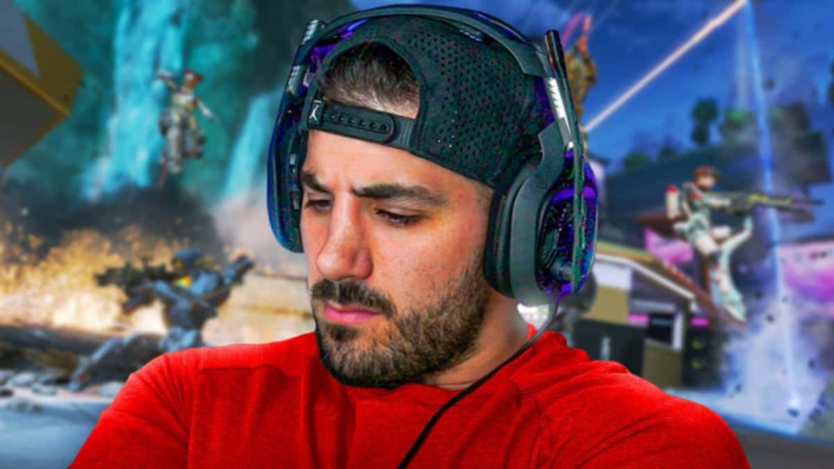 nickmercs looking solemn in apex legends