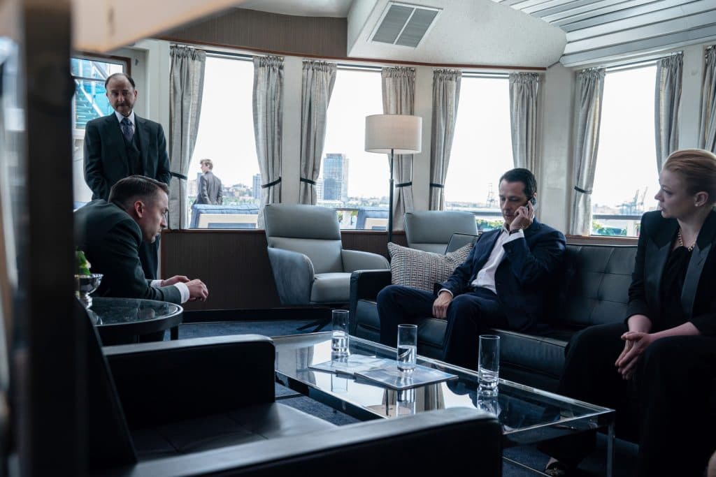 a still from Succession Season 4 Episode 3