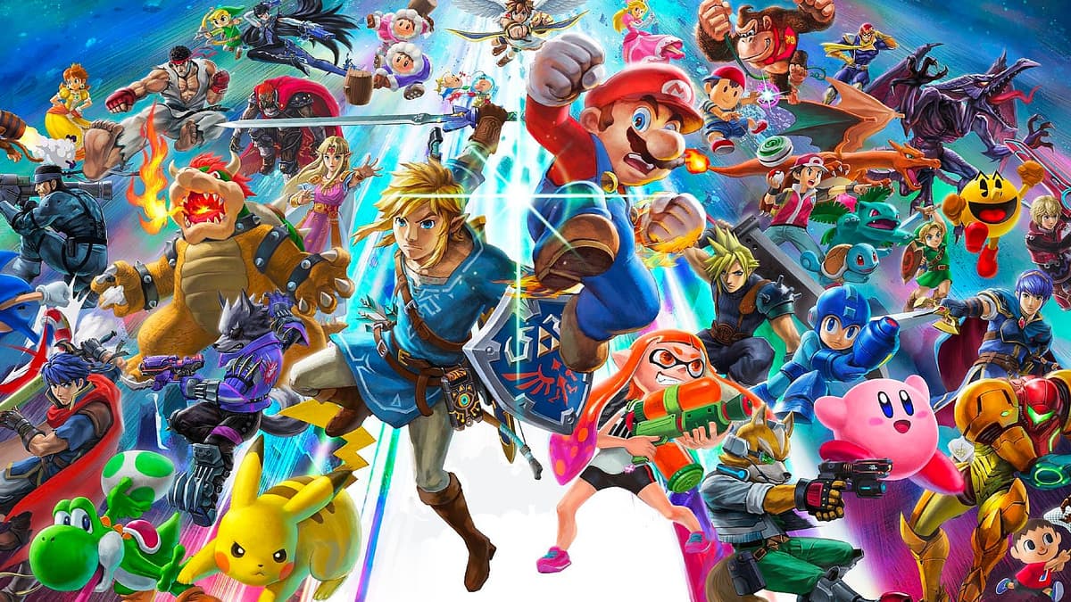 Super Smash Bros poster