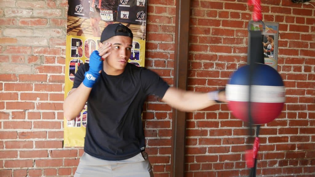 Alex Wassabi boxing training Creator Clash 2