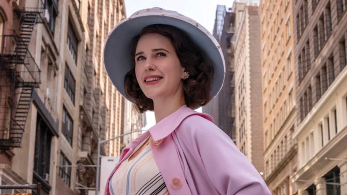 Rachel Brosnahan as The Marvelous Mrs Maisel