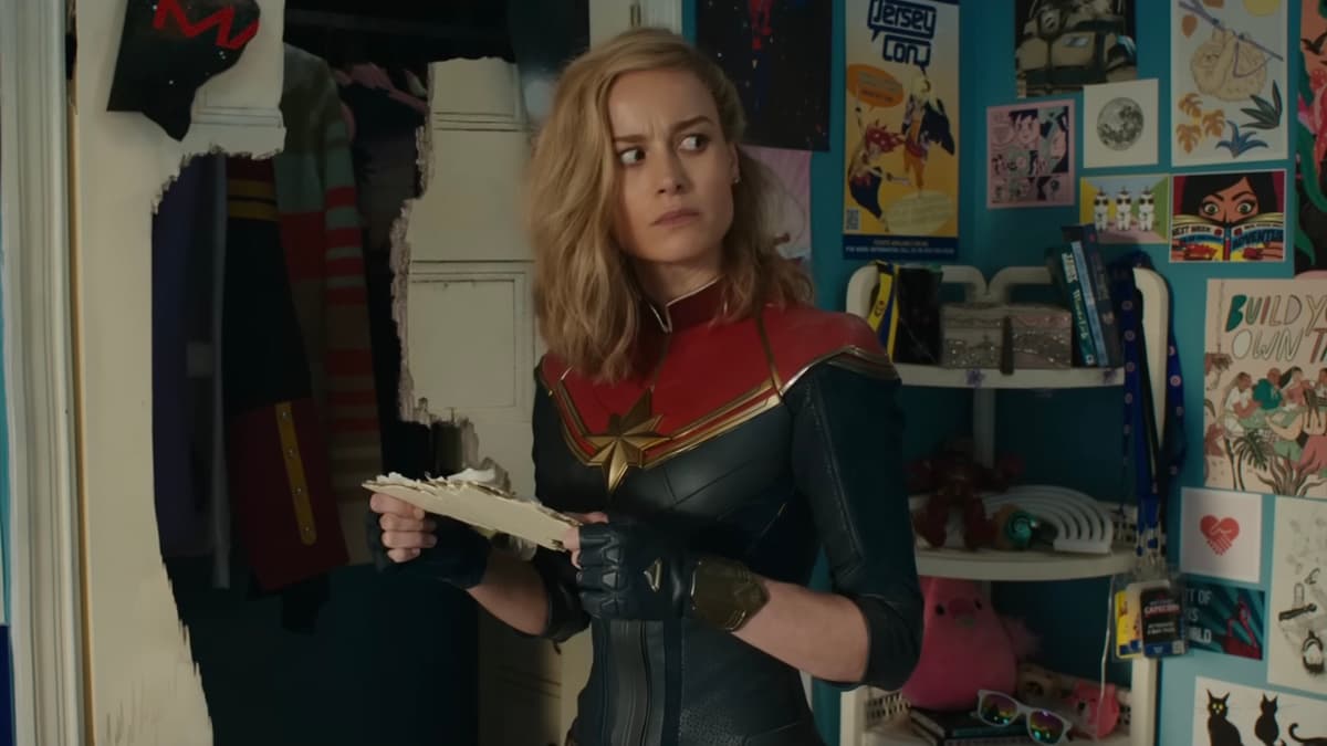 Brie Larson as Captain Marvel in The Marvels