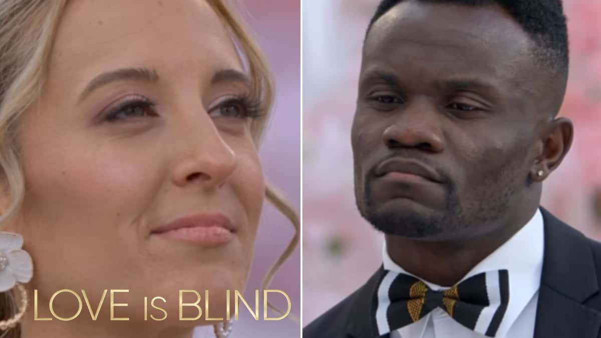 Kwame and Chelsea from Love Is Blind