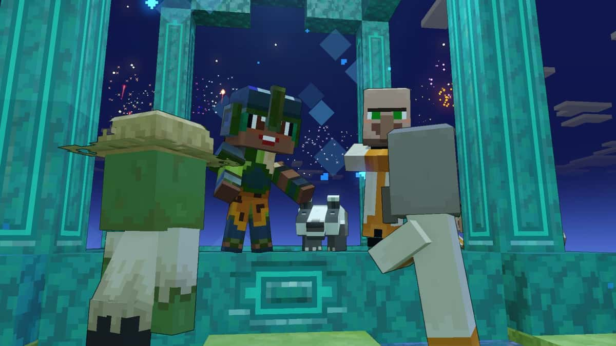 Minecraft Legends ending