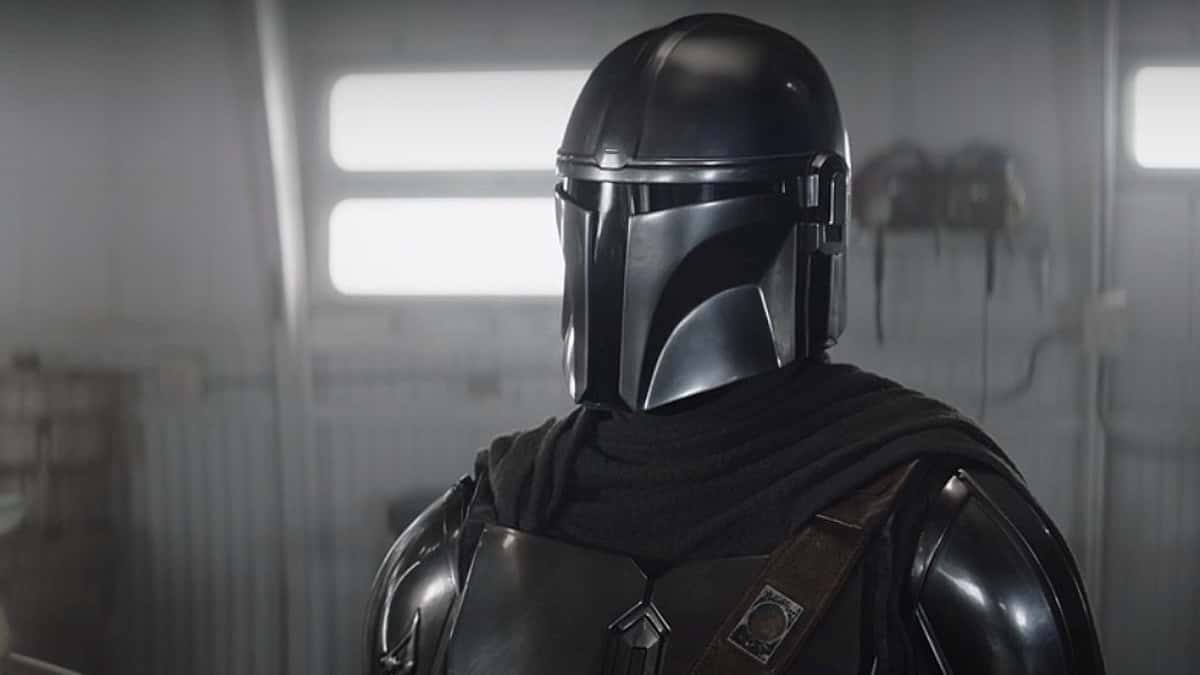 A still of Din in The Mandalorian Season 3 Episode 8