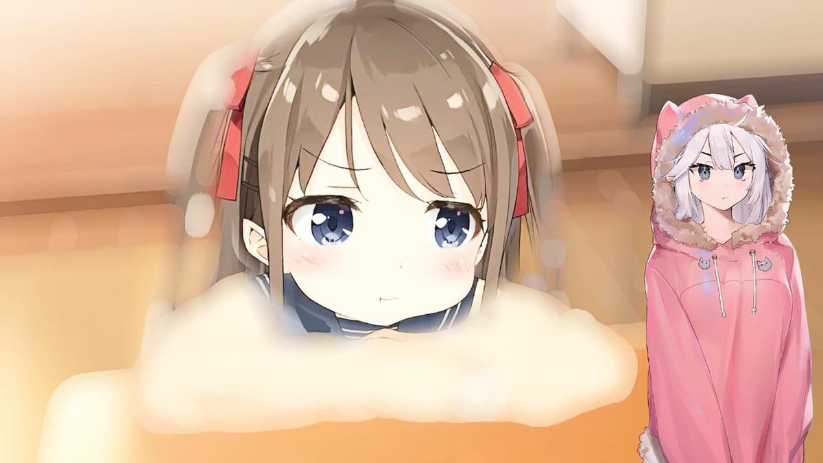 AI streamer Neuro-sama looking at VTuber Veibae