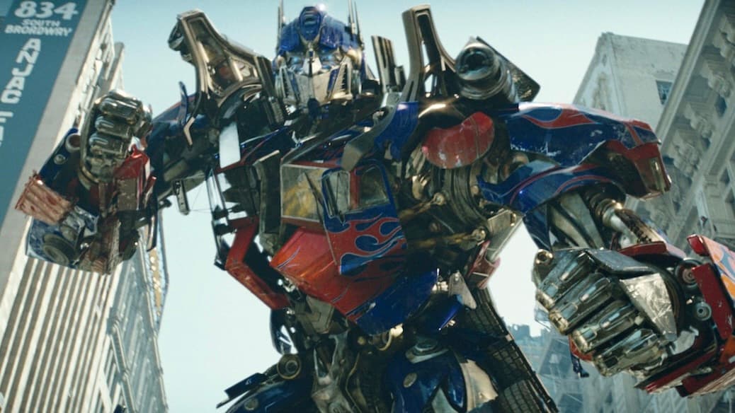 Live-action Optimus Prime.