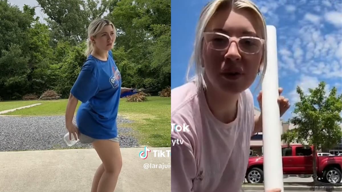 TikTok fart girl