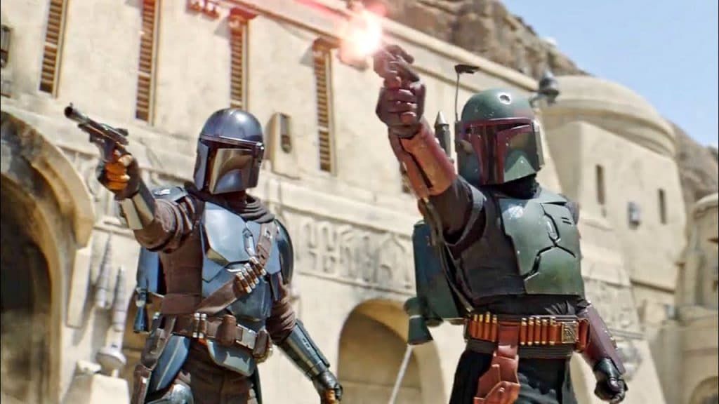 Boba Fett and The Mandalorian together