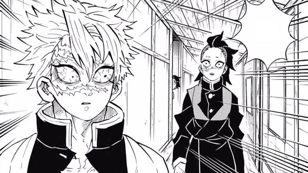 An image of Genya and Sanemi from Demon Slayer manga