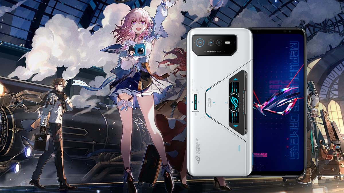 Honkai Star Rail artwork with ROG Phone 7