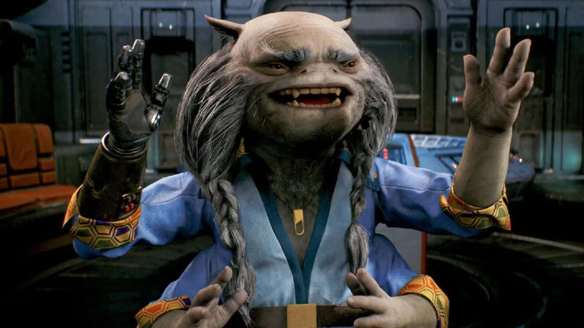 greez smiling in star wars jedi survivor