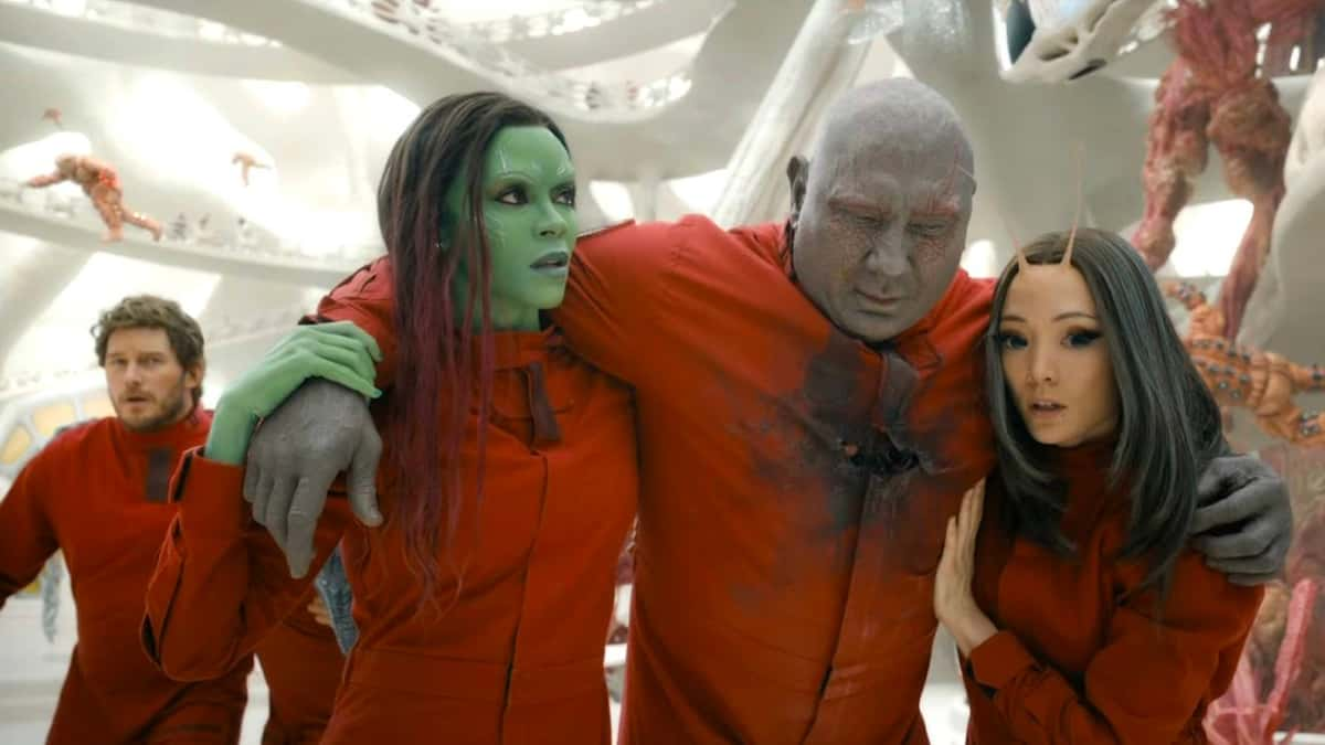 The cast of Guardians of the Galaxy Vol 3